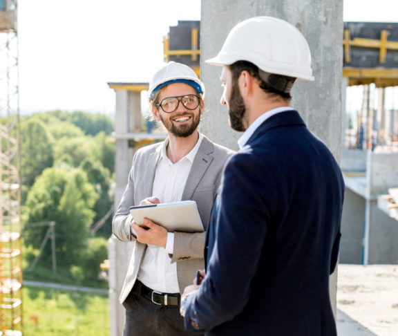 Supervising the process of house construction