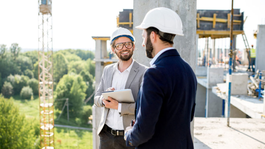 Supervising the process of house construction