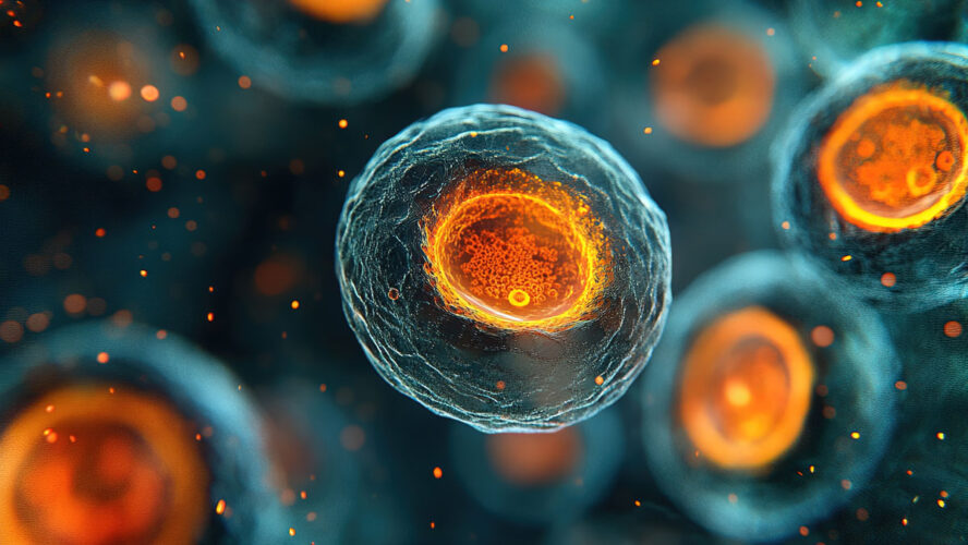 embryonic stem cells, cellular therapy.